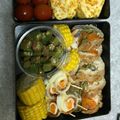 ゆるクマさん♡'s cooksnap of when they made お弁当&おつまみ♡梅おくらチーちくロール.
