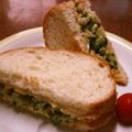 よよっち♪'s cooksnap of when they made きゅうりの粒マスタードサンド.