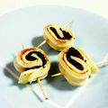 SP♪'s cooksnap of when they made お弁当に「ちくわのシソチーズ巻き」.