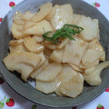 がにちゃん's cooksnap of when they made 食感も楽しい！筍と長芋の麺つゆバター炒め.