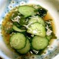 ままる2号's cooksnap of when they made ＊ワカメときゅうりの酢の物＊.