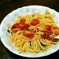 ゆうりんかぁちゃん's cooksnap of when they made 簡単！！トマトの冷製パスタ.