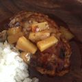soratea's cooksnap of when they made ハンバーグにかけるパイナップルソース.