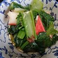 Kill Buss's cooksnap of when they made レンチンで小松菜のおひたし.