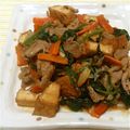 ちゃむ82's cooksnap of when they made 生姜香る♪豚コマと厚揚げとネギの味噌炒め.