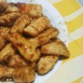 谷さんスヌーピー's cooksnap of when they made 息子もパクパク！鶏胸肉のしょうが焼き.