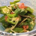 Michey131's cooksnap of when they made 簡単梅肉和え(オクラ・大葉・茗荷).