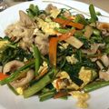 ﾕｷﾝｺﾁｬﾝ's cooksnap of when they made 美味☆空芯菜(エンサイ)と玉子の炒めもの.