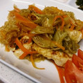 こてたす's cooksnap of when they made そうめんかぼちゃと鶏ムネの甘酢和え.