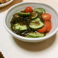 快くん's cooksnap of when they made もずくとトマトの酢の物.