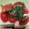 だいきちとまと's cooksnap of when they made バジルとトマトで♪イタリアンぽん酢冷や奴.