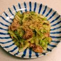 にこにこぷーちん's cooksnap of when they made キャベツと鶏肉のネギ塩炒め.