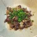 うん✳︎うんセン's cooksnap of when they made 砂肝のバタポン炒め.