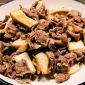 kiyomarsan's cooksnap of when they made 豚のハラミとエリンギの塩炒め.