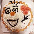 Naccc72's cooksnap of when they made オラフ 立体ケーキ☆アナと雪の女王.