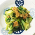 カヘルさん's cooksnap of when they made ちんげんさいと油揚げの簡単中華炒め✧.