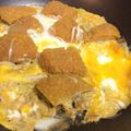 かなぴょー's cooksnap of when they made ＊美味しい＊コロッケの卵とじ＊.