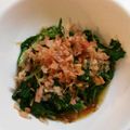 ルーとスー's cooksnap of when they made モロヘイヤとなめこの和え物.