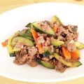 Sarah09's cooksnap of when they made 肉味噌ズッキーニでワンプレート.