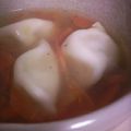 Cook Maco's cooksnap of when they made すごくおいしい！水餃子のとろ～りスープ.