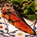 aurinko＊'s cooksnap of when they made 塩鮭のバタームニエル〜しそ風味〜.