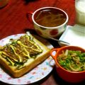 ともちゃん（＾０＾）'s cooksnap of when they made 簡単♡絶品♡納豆トースト.