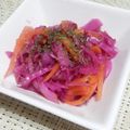 tukishimamiyabi's cooksnap of when they made 紫キャベツと人参のマリネ.