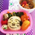 リッピピ's cooksnap of when they made ☆キャラ弁☆波平さん.