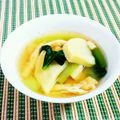 SP♪'s cooksnap of when they made 小松菜とタケノコの味噌汁.