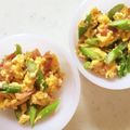らはさん's cooksnap of when they made ベーコンとアスパラのスクランブルエッグ.