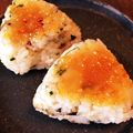 ハッピーマラソン's cooksnap of when they made なすと大葉の甘味噌の焼きおにぎり.