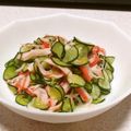 yuli1223's cooksnap of when they made 絶対この味！きゅうりとカニカマの酢の物.