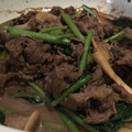 モリンガ8's cooksnap of when they made 牛コマとエリンギの甜麺醤マヨ炒め.