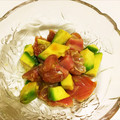 料理道場's cooksnap of when they made マグロとアボカドのポキ風 和え物.