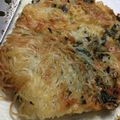 moimoi555's cooksnap of when they made 余ったそうめんで☆カリカリチーズ焼き！.