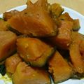 はらぺこ師匠☆'s cooksnap of when they made バターでほっくり！冷凍かぼちゃの簡単煮物.