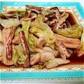 グランアベニュ's cooksnap of when they made イカとキャベツのピリ辛炒め.