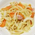 アバッチオ's cooksnap of when they made 焼きうどん♪.