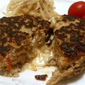 ちゃむ82's cooksnap of when they made ＊簡単！チーズinハンバーグ＊.