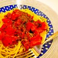 あゆな。。's cooksnap of when they made 温冷両方♪フレッシュトマトバジルパスタ♪.