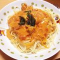 ぐらのーら。's cooksnap of when they made チキンのトマトクリームパスタ.
