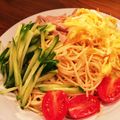 キ・リ・ン's cooksnap of when they made 驚異！スパゲティーが冷やし中華に変身.