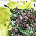 ぽぅにゃん's cooksnap of when they made ササッと つるむらさきの胡麻和え.