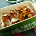 michygel's cooksnap of when they made ☆　かぼちゃのトマトチーズ焼き　☆.