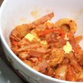 miniasca's cooksnap of when they made 火を使わない！キムチ de おつまみ.