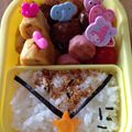 Iove♡'s cooksnap of when they made ラブレター★詰めご飯で簡単キャラ弁デコ弁.
