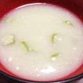 マイミライ's cooksnap of when they made 夏バテ解消☆オクラ長芋とろろ昆布の味噌汁.