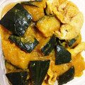 港UV's cooksnap of when they made 簡単♬カボチャと油揚げの10分煮！.