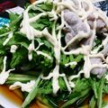 ささかず's cooksnap of when they made とまらない！豚しゃぶサラダうどん☆.