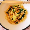 mie♣︎'s cooksnap of when they made キュウリとツナのパスタ.
